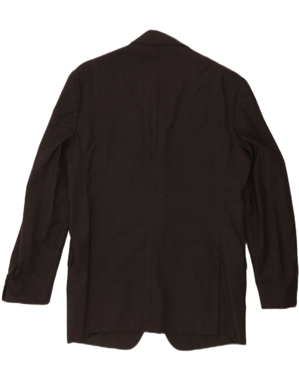 Cerruti 1881 Veste blazer à 3 boutons pour homme IT 50 Large laine noire