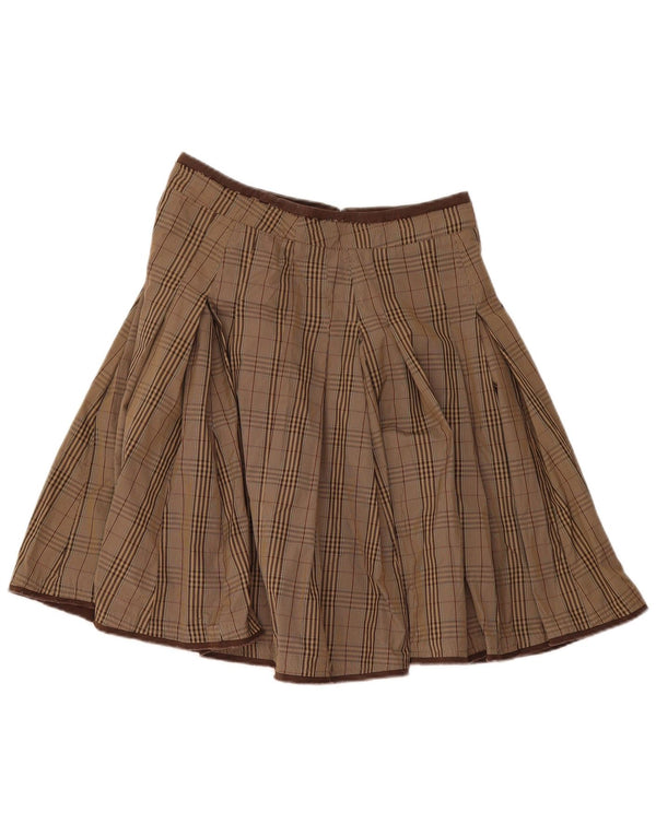 Henry Cottons Jupe évasée pour femme IT 42 Medium W32 Marron à carreaux