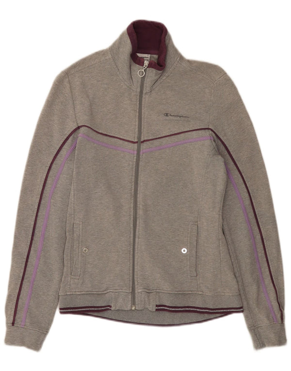 CHAMPION Veste de survêtement pour femme UK 10 Small Gris