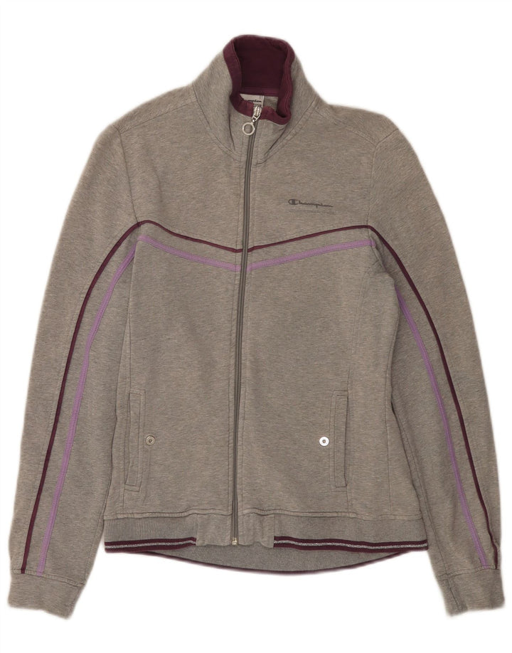 CHAMPION Veste de survêtement pour femme UK 10 Small Gris