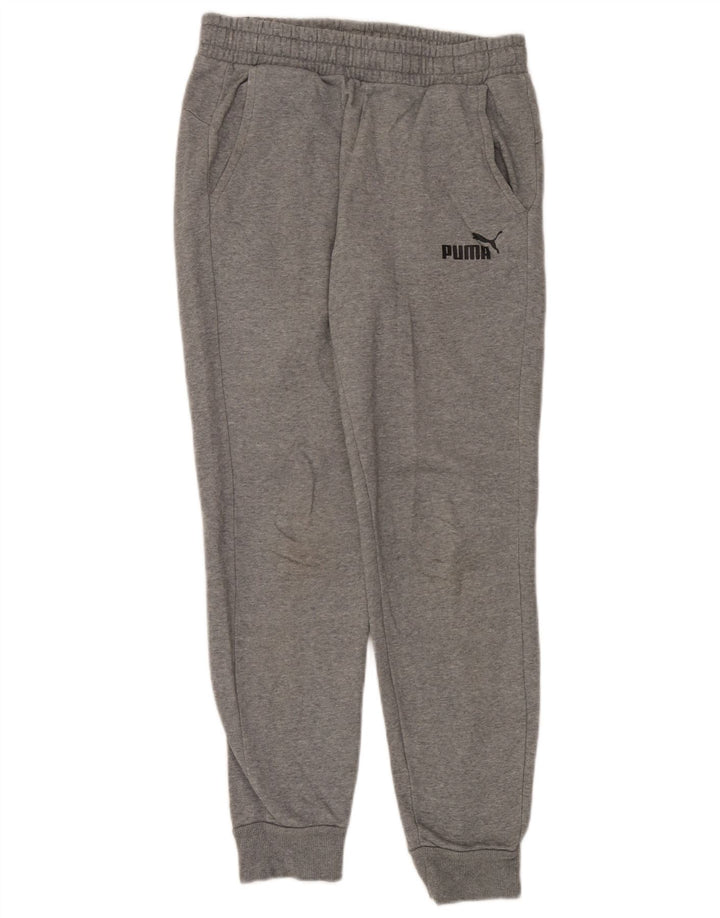Puma Pantalon de Survêtement Joggers Homme Gris Moyen Moucheté Coton