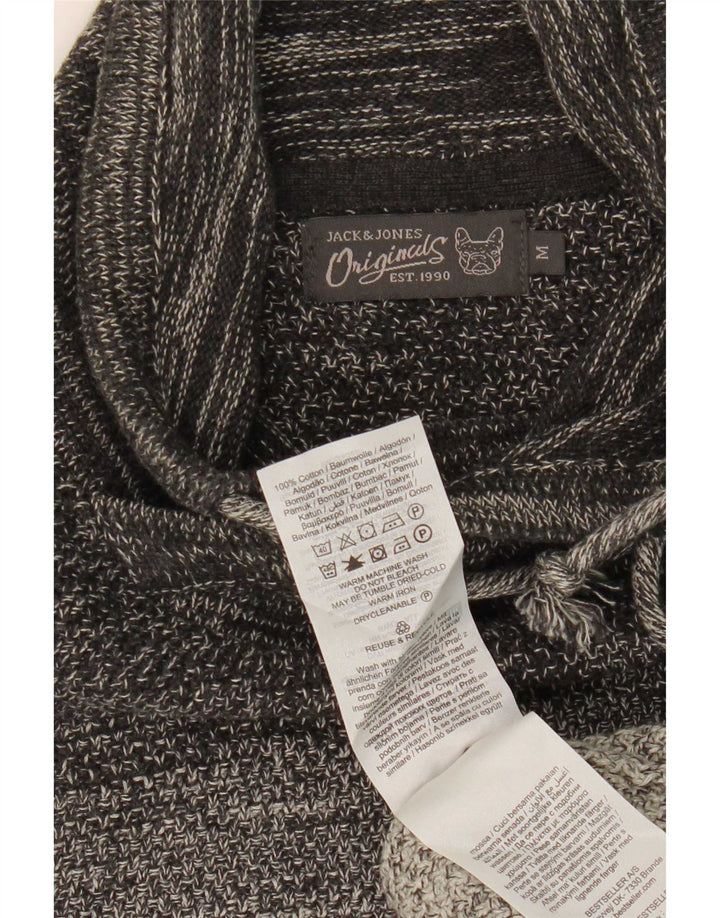 Jack & Jones Pull Col Roulé Homme Gris Moyen Colorblock Coton