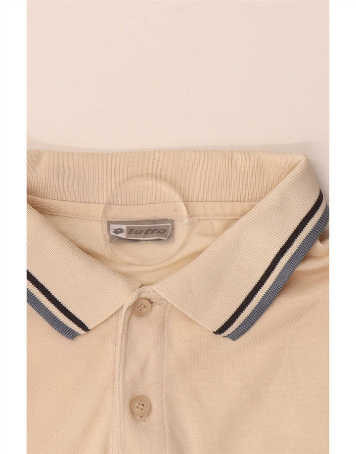 Lotto Polo Homme Beige Moyen