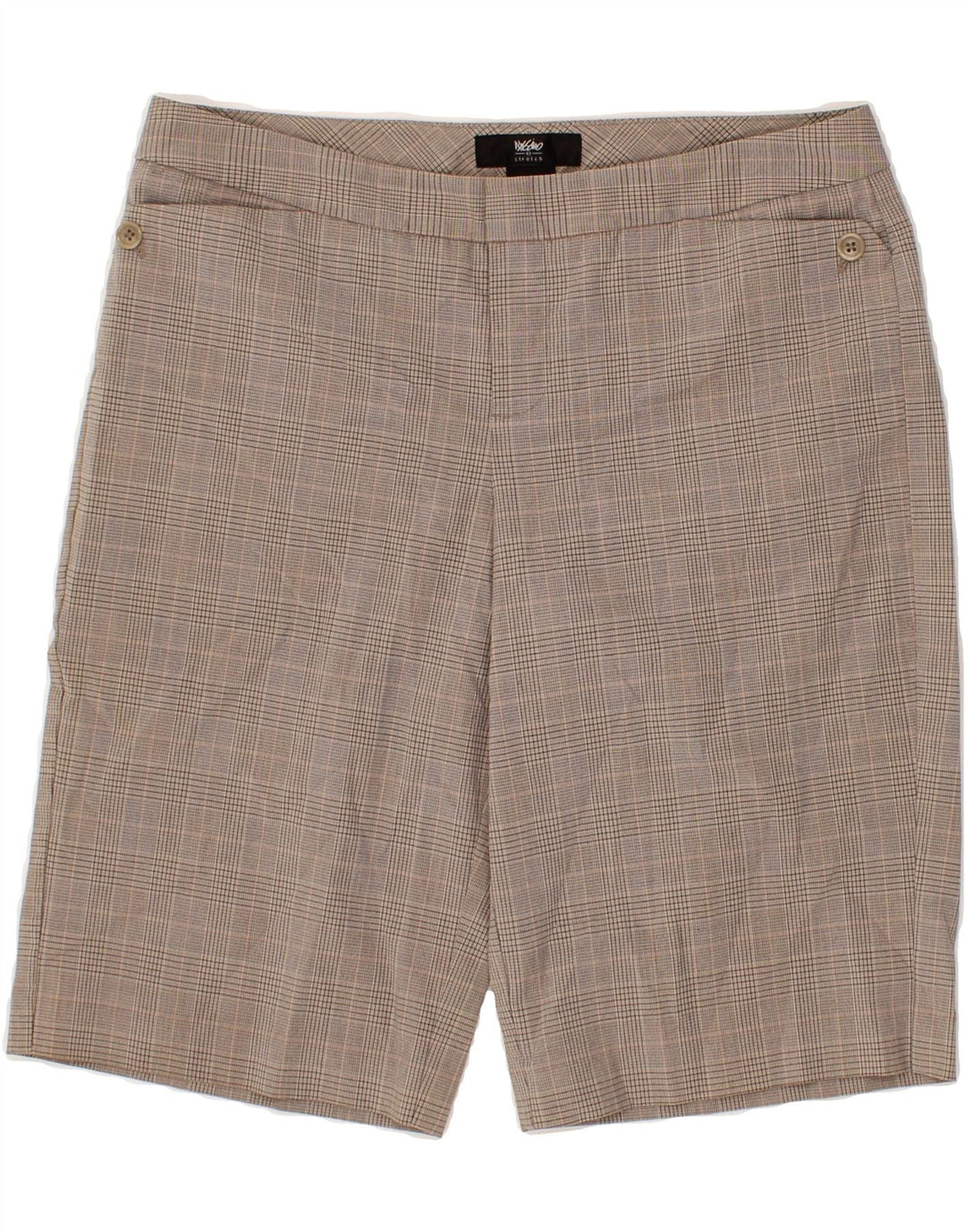 MOSSIMO Womens Casual Shorts US 6 Medium W31 Grey Check Cotton Vintage Mossimo and Second-Hand Mossimo from Messina Hembry 