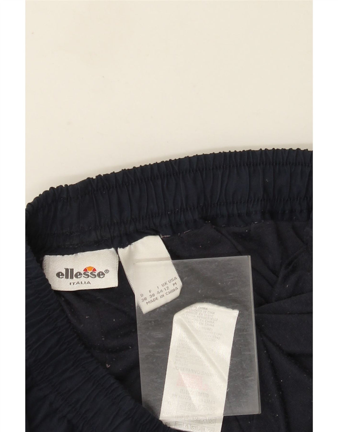 Ellesse Pantalon de survêtement pour femme UK 12 Medium Bleu Marine Polyester