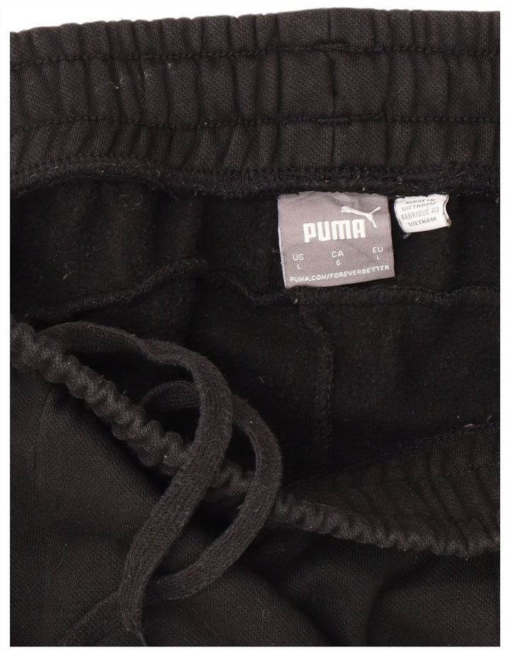 Puma Pantalon de survêtement pour homme Noir Taille L