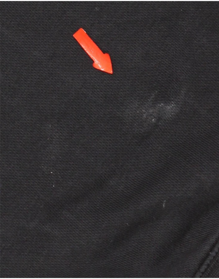 Nike Pull à capuche graphique en coton noir moyen pour homme