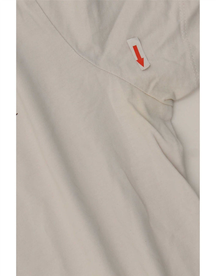 Nike T-shirt graphique pour homme en coton blanc Taille L