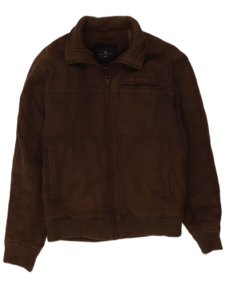 Marks & Spencer Veste Bomber Homme UK 36 Petit Coton Kaki