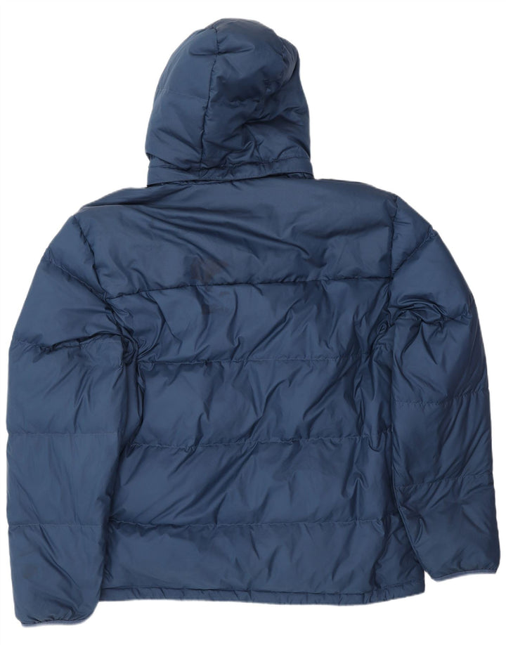 ADIDAS Veste matelassée à capuche pour hommes UK 42 XL Bleu marine Polyamide Hiver
