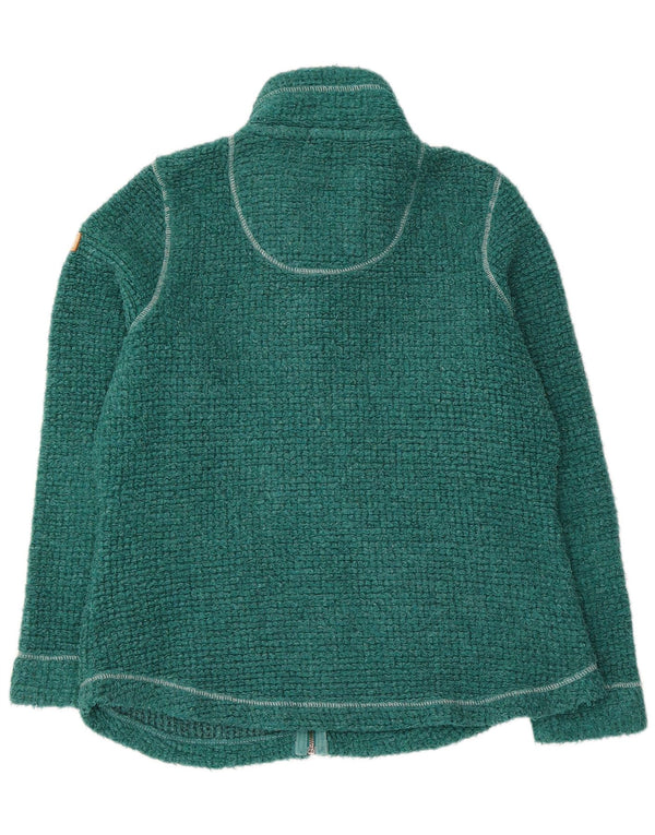 Weird Fish Veste de survêtement pour femme UK 16 Large Vert Acrylique