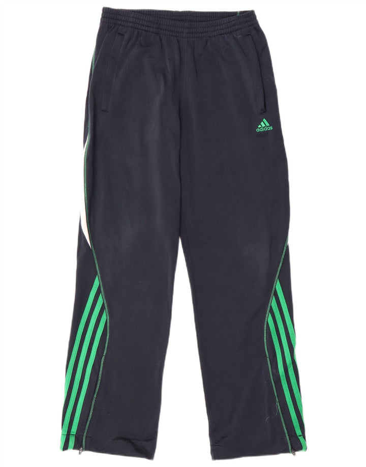 Pantalon de survêtement Adidas garçon 11-12 ans bleu marine polyester