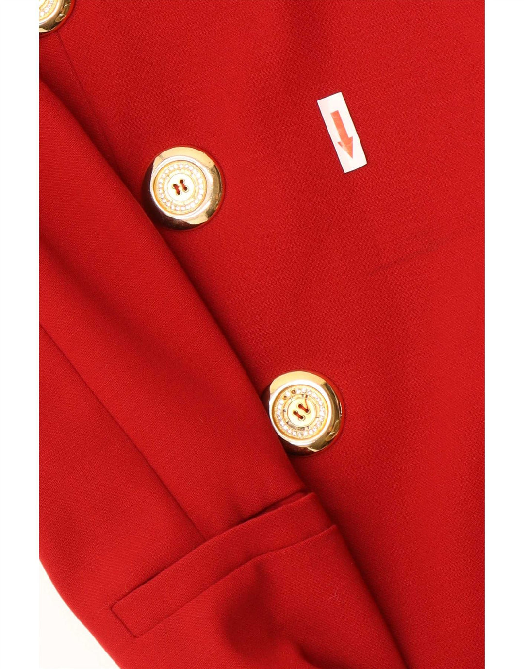 Gai Mattiolo Veste Blazer 1 Bouton Femme IT 48 XL Laine Rouge