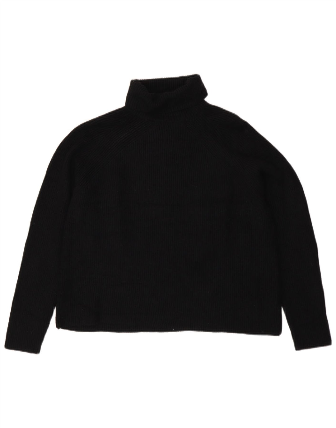 Marks & Spencer Pull col roulé pour femme UK 16 Large Noir Viscose