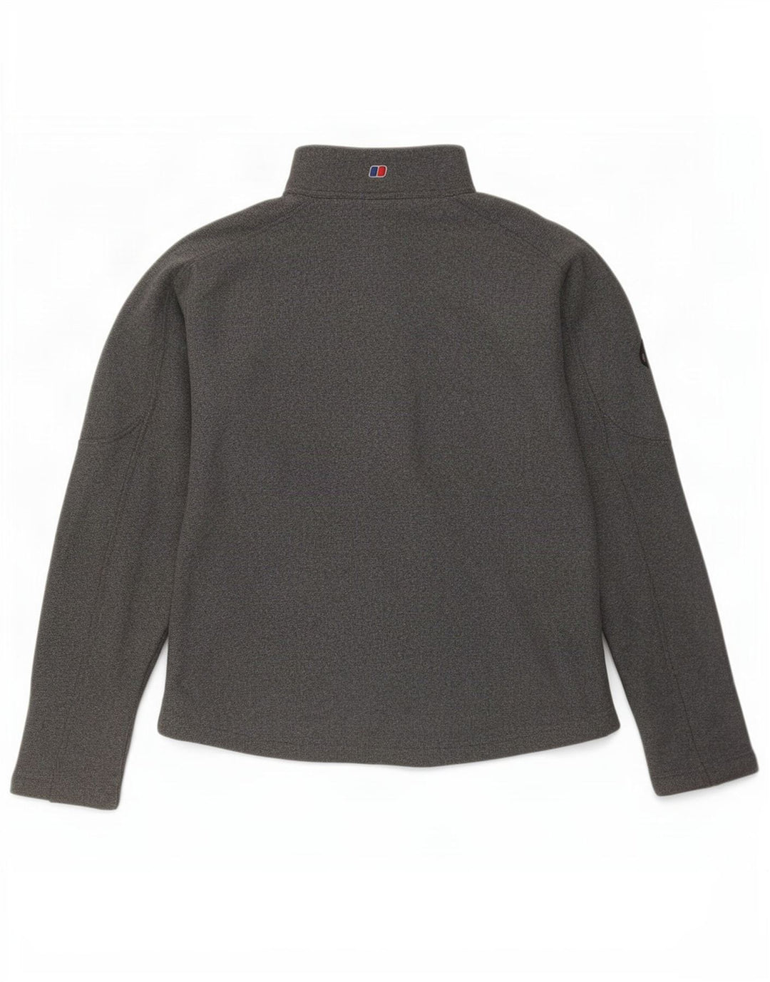 Berghaus Sweat-shirt à col zippé pour femme UK 12 Gris moyen Polyester