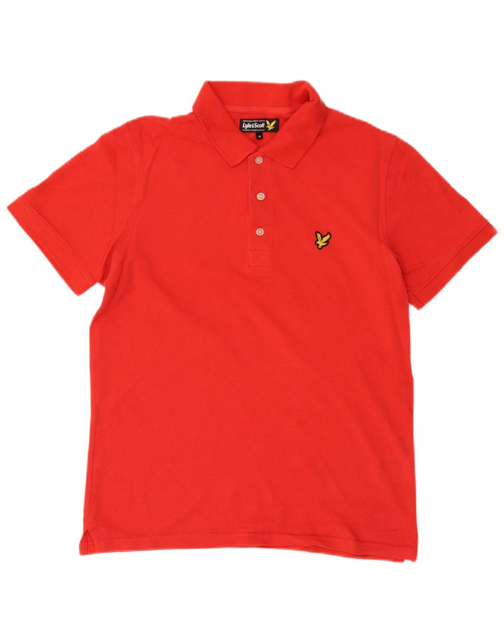 Lyle & Scott Polo Homme Rouge Moyen Coton