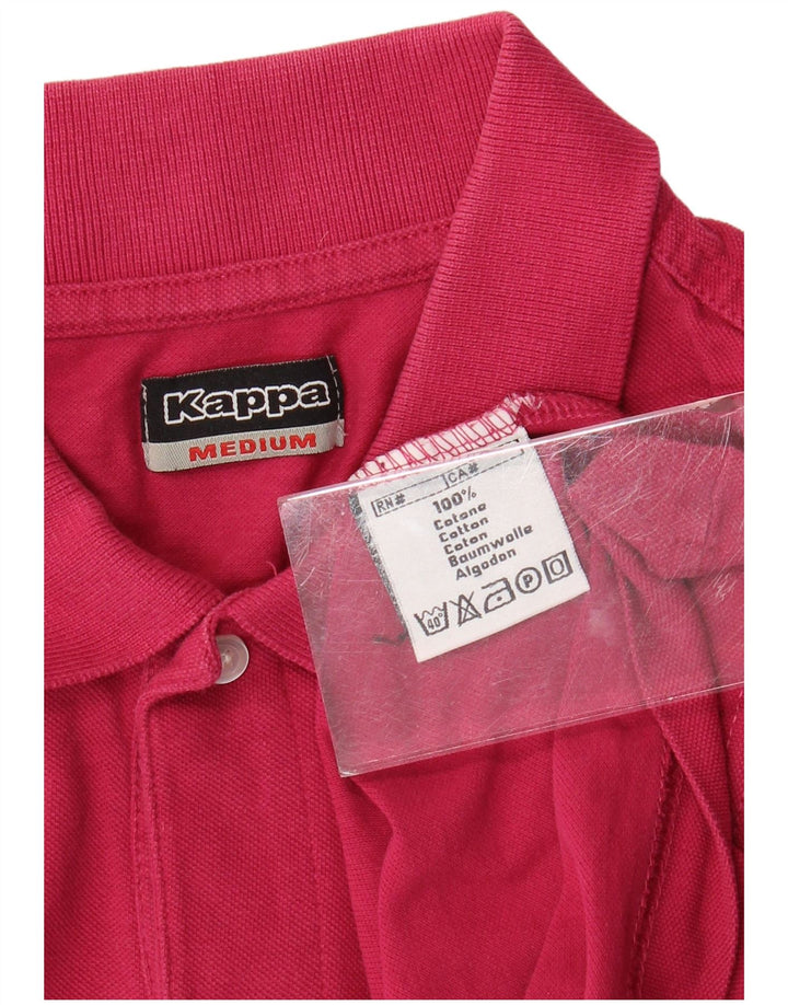 KAPPA Polo Homme Rose Moyen Coton