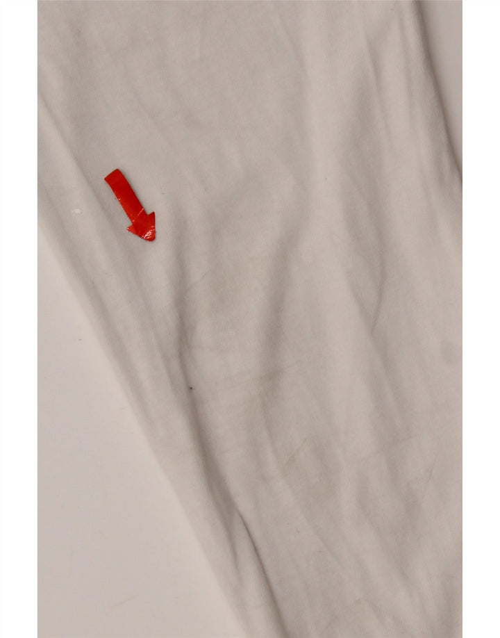 Converse Haut graphique à manches longues pour homme en coton blanc moyen