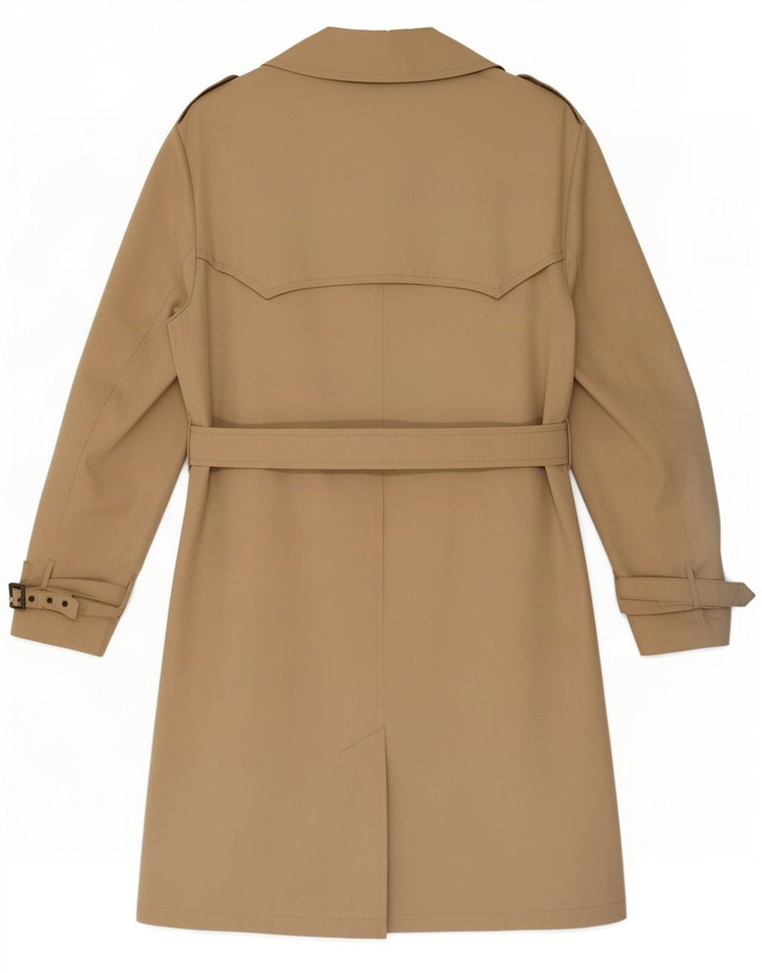 Trench-Coat Vintage Homme IT 50 Grande Viscose Beige