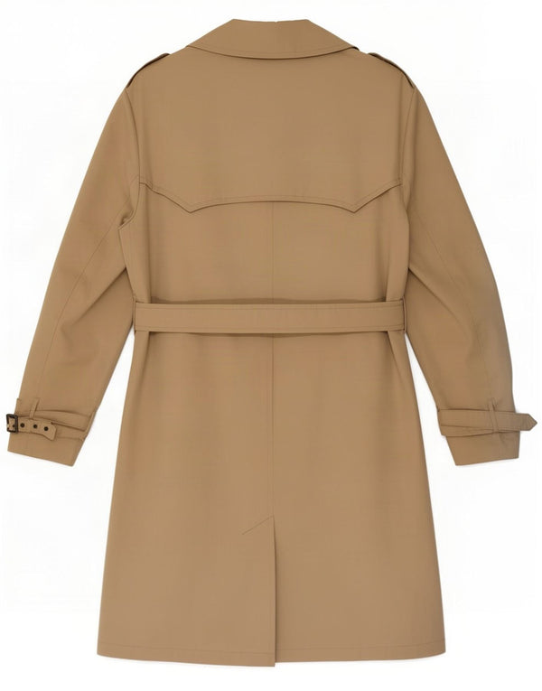 Trench-Coat Vintage Homme IT 50 Grande Viscose Beige