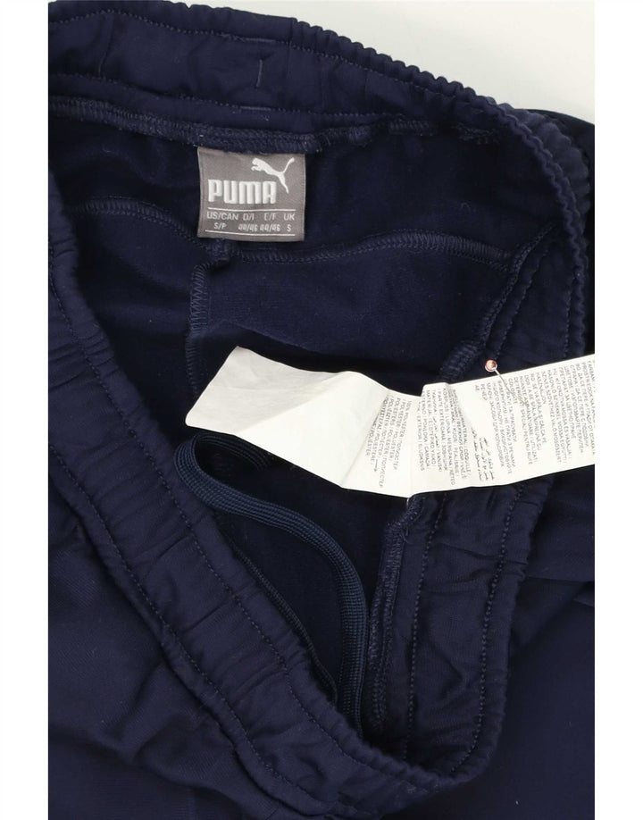 Puma Pantalon de survêtement pour homme Taille S Bleu marine Polyester