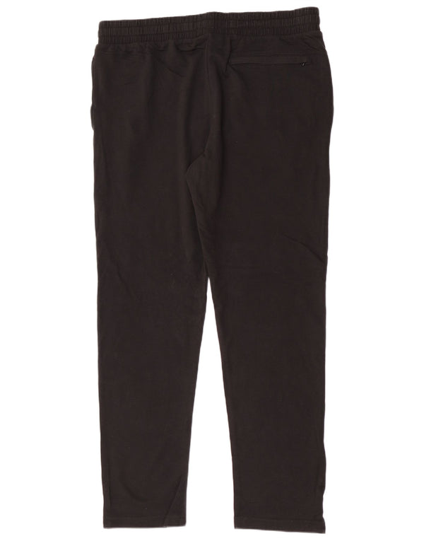 Marks & Spencer Pantalon décontracté coupe régulière pour homme Large W36 L31 Coton noir