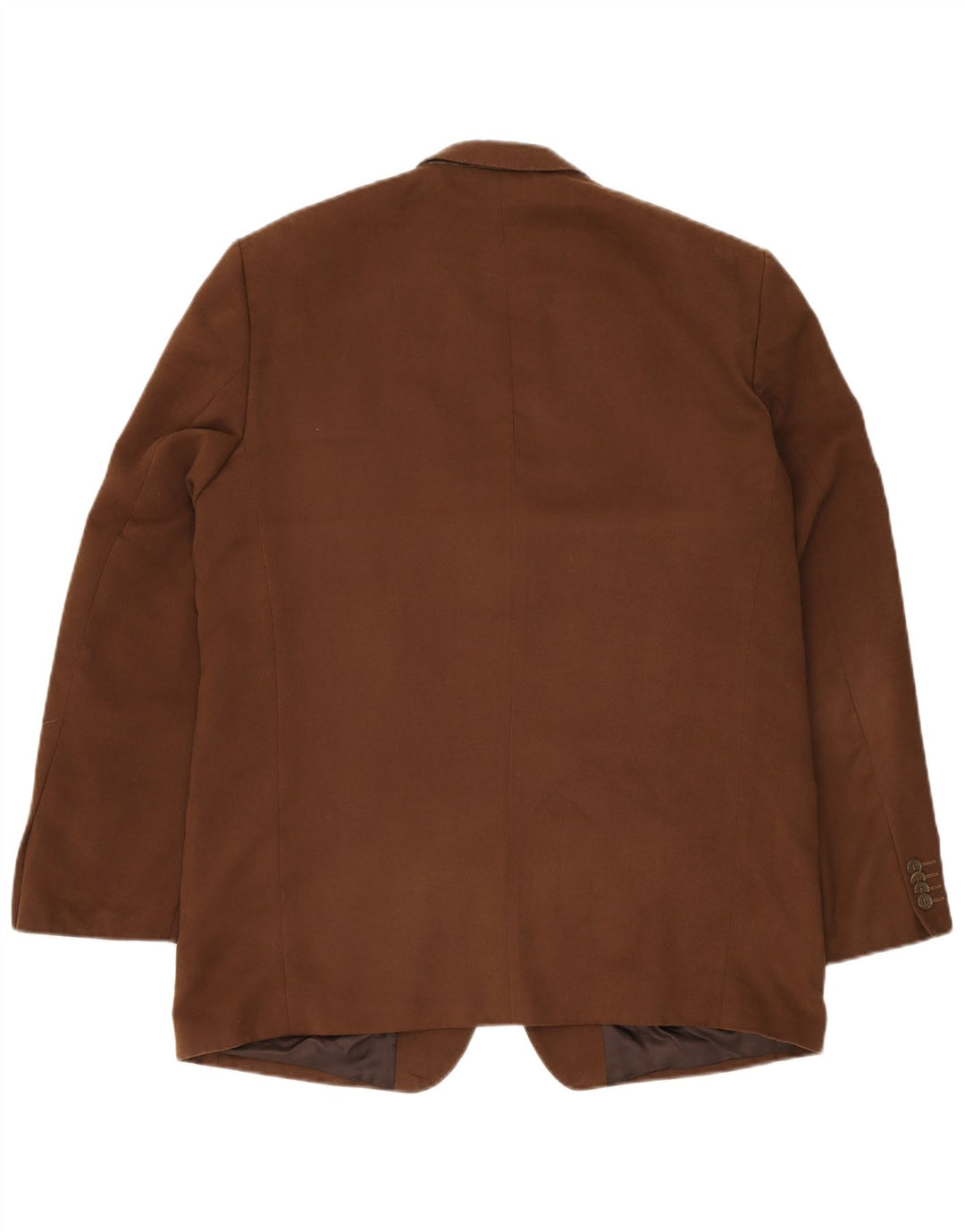 ROBBIE Veste blazer à 3 boutons pour homme UK 42 XL Marron Polyester