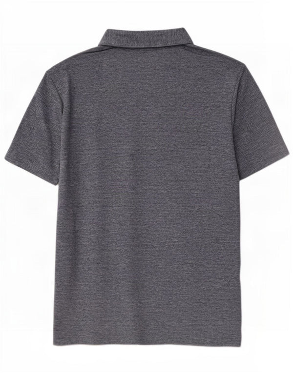 Adidas Polo Homme XL Bleu Moucheté Polyester