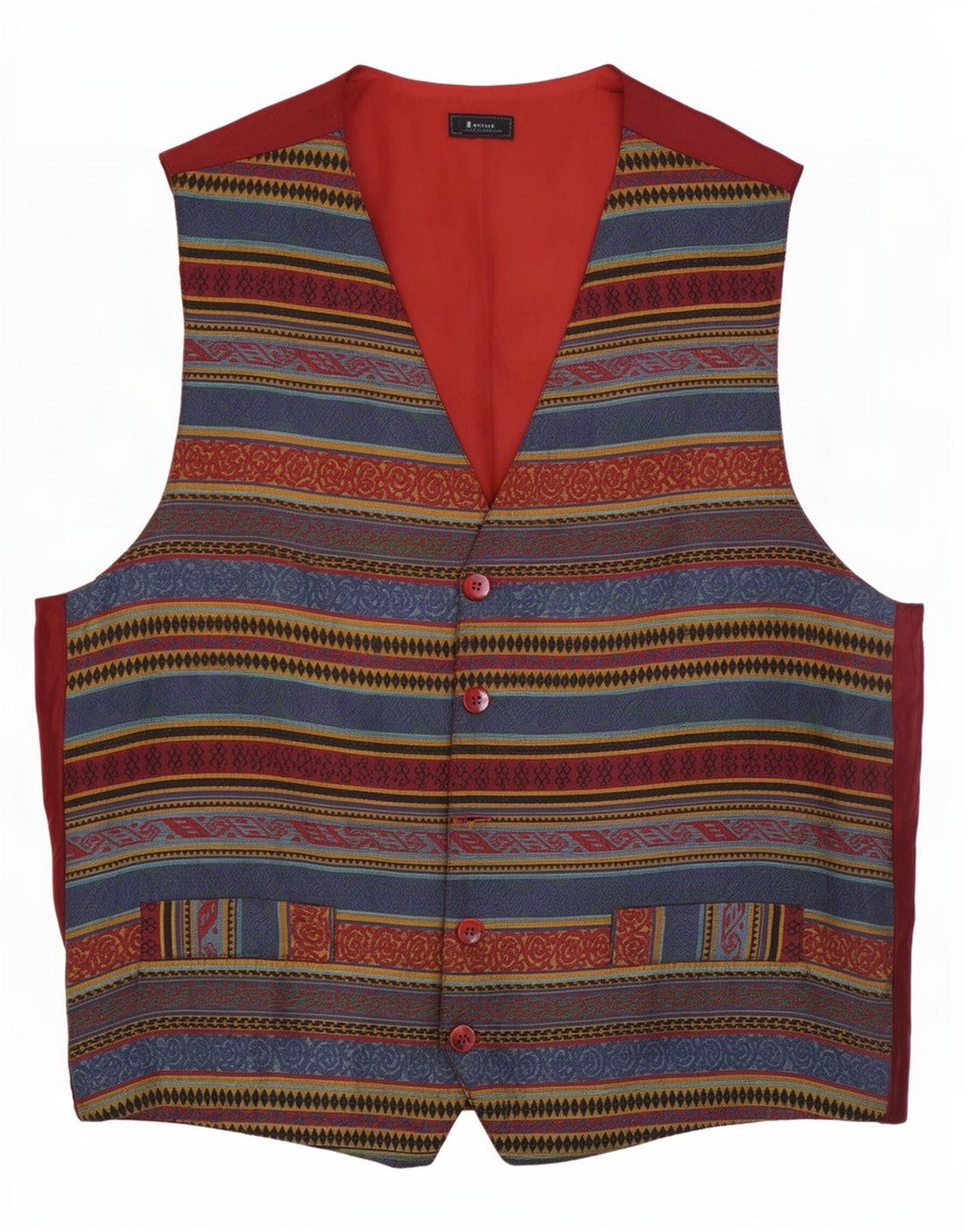 gilet homme vintage moyen multicolore Fair Isle