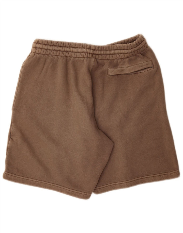 Reebok Short de Sport Homme Beige Moyen Coton