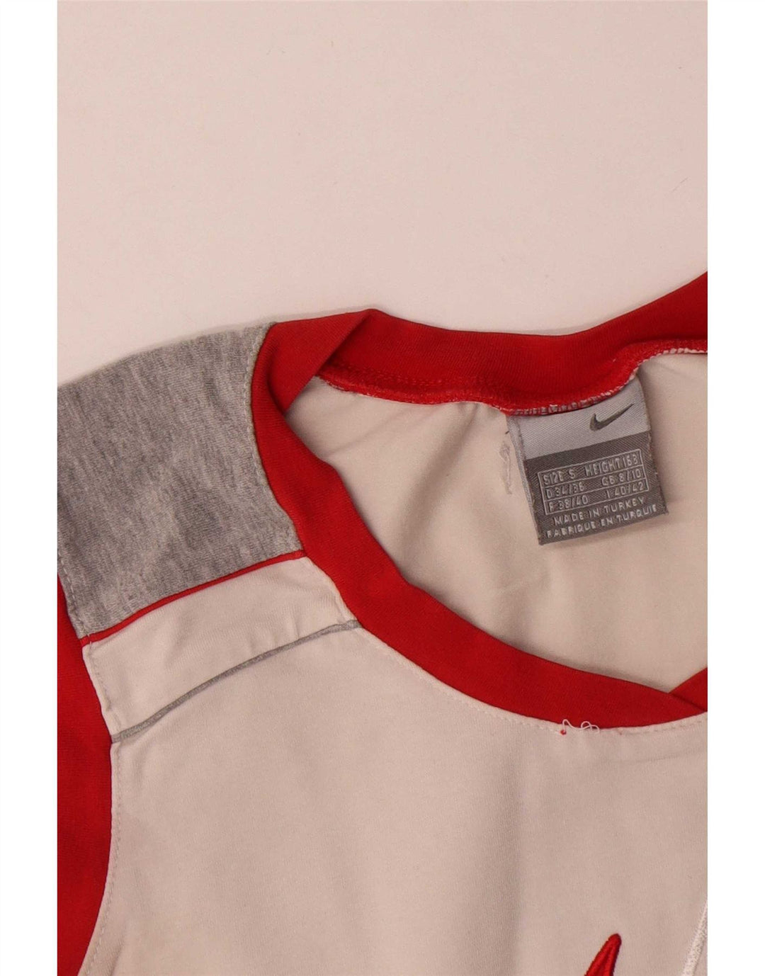 Nike Débardeur graphique pour femme UK 8/10 Small Blanc Colourblock
