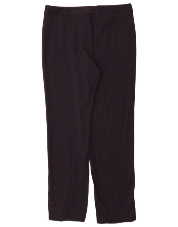 Marks & Spencer Pantalon de costume pour femme UK 12 Medium W32 L31 Bleu marine