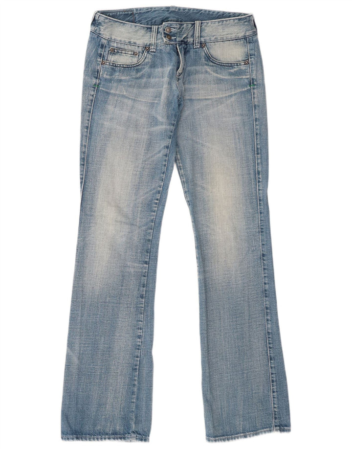 Benetton Jean Bootcut Femme W28 L33 Bleu