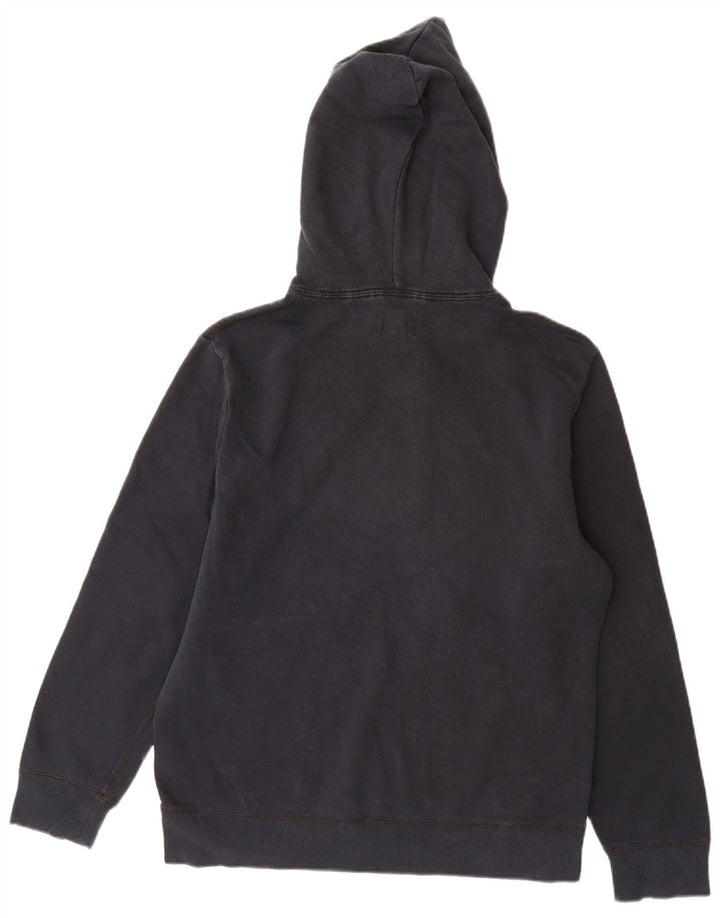Converse Pull à capuche pour homme en coton bleu marine Taille S