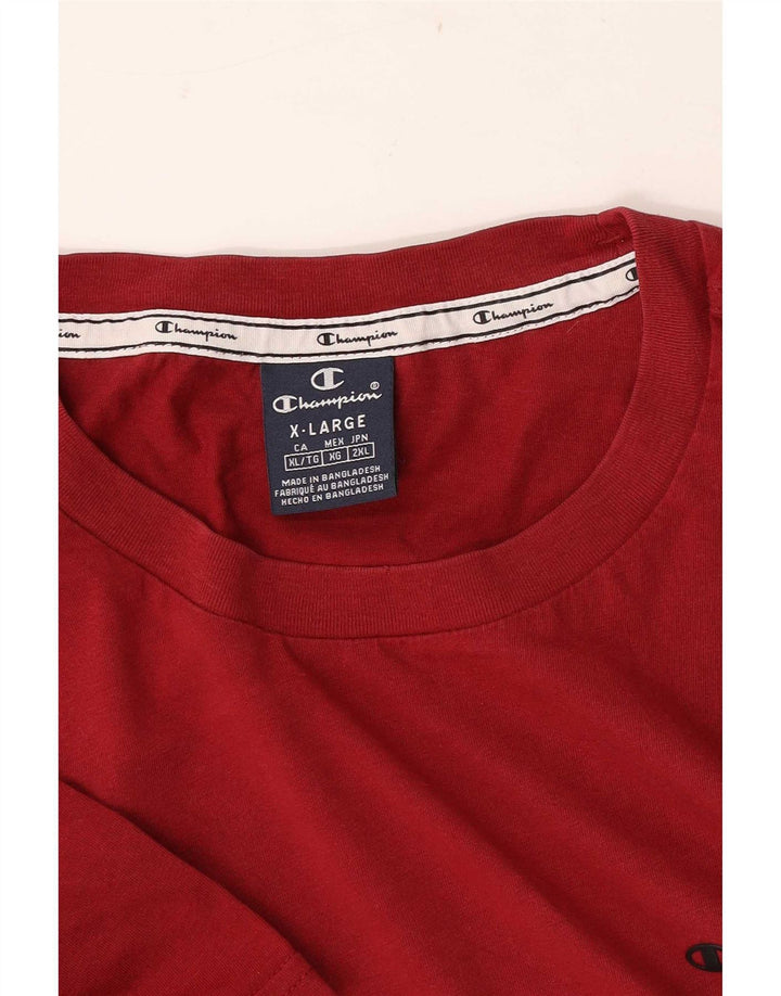Champion T-Shirt Homme XL Bordeaux