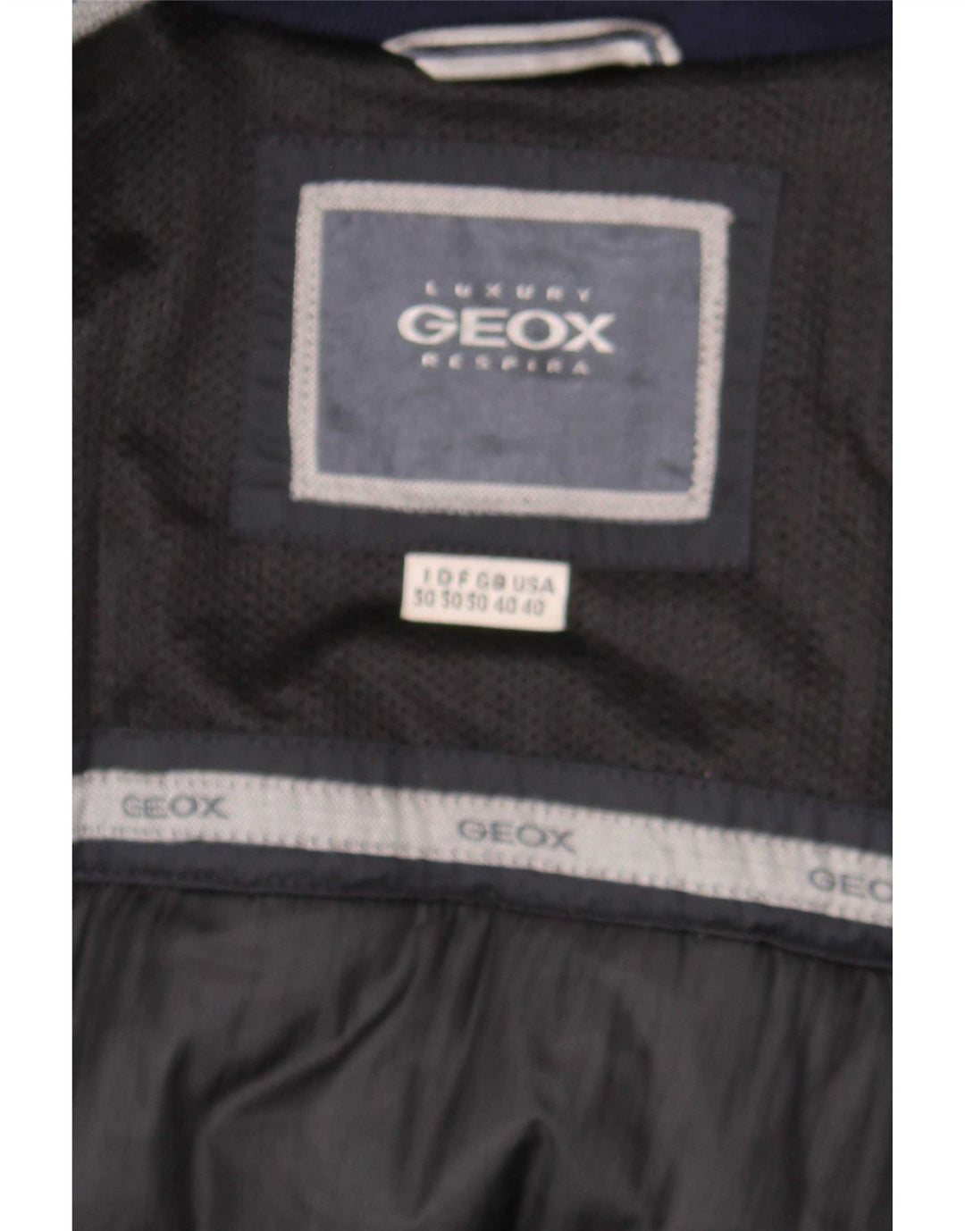 Geox Veste matelassée Respira pour homme UK 40 Large Noir