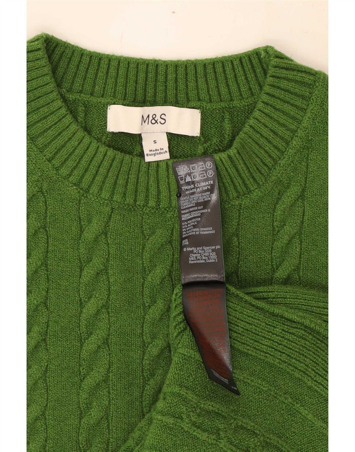 Marks & Spencer Débardeur pour femme UK 10 Small Vert Polyester