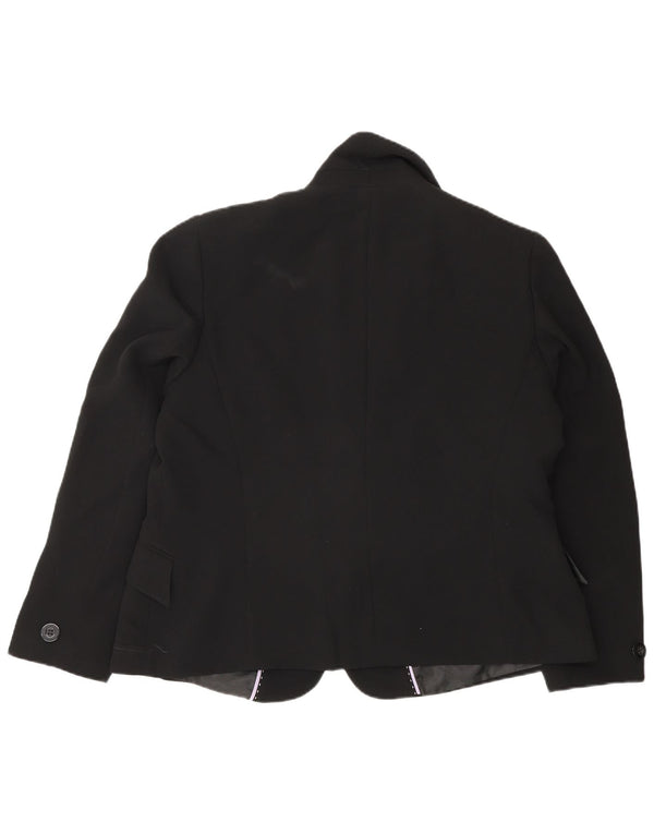 Marks & Spencer Veste blazer à 1 bouton pour femme UK 18 XL Noir