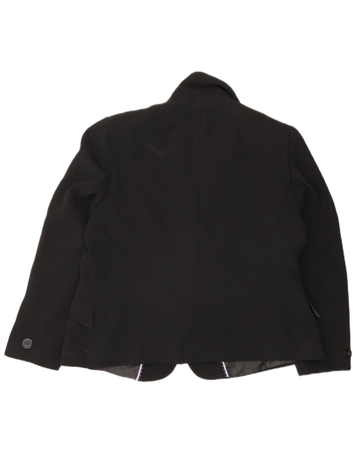 Marks & Spencer Veste blazer à 1 bouton pour femme UK 18 XL Noir