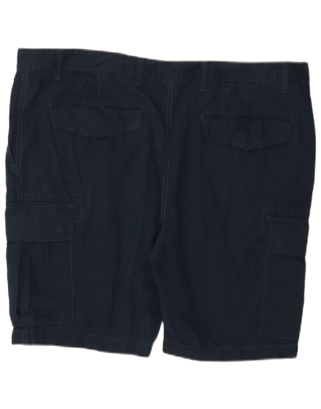 Marks & Spencer Short Cargo Homme W42 2XL Bleu Marine Coton
