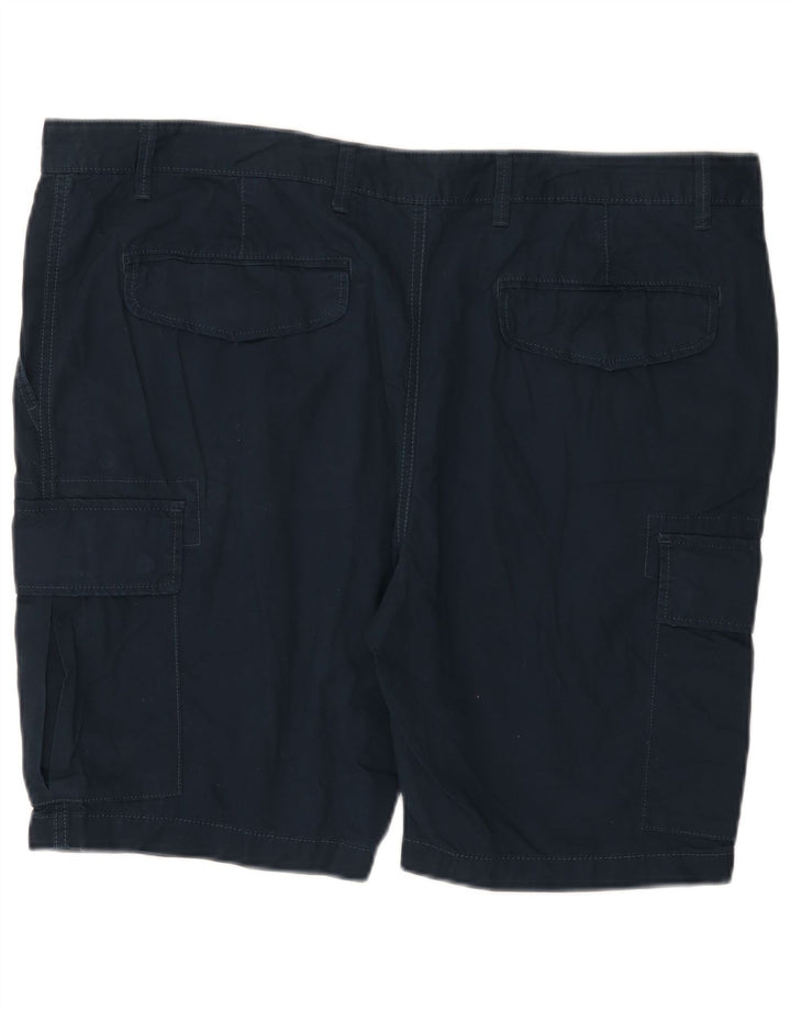 Marks & Spencer Short Cargo Homme W42 2XL Bleu Marine Coton
