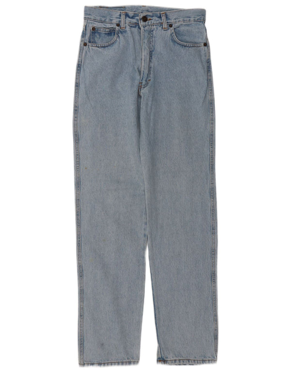 Invicta Jean droit taille haute fille 13-14 ans W26 L31 bleu coton