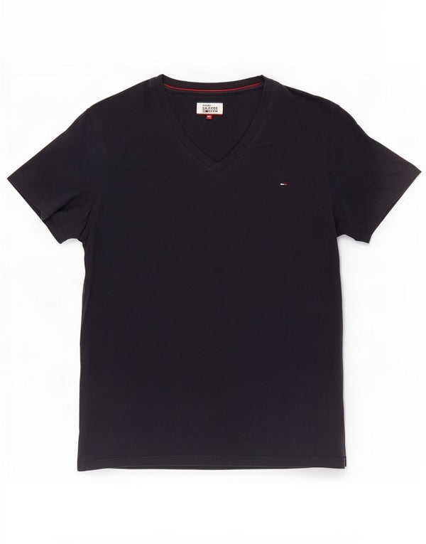 Tommy Hilfiger T-Shirt Homme Top 2XL Bleu Marine Coton