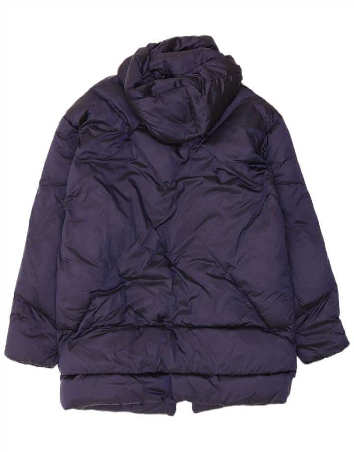 Veste matelassée à capuche canadienne pour femmes UK 14 bleu marine moyen