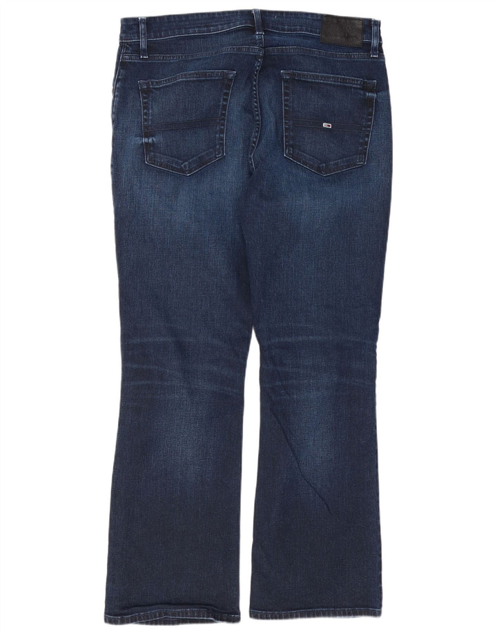 TOMMY HILFIGER Jean Bootcut Homme W34 L30 Bleu Coton