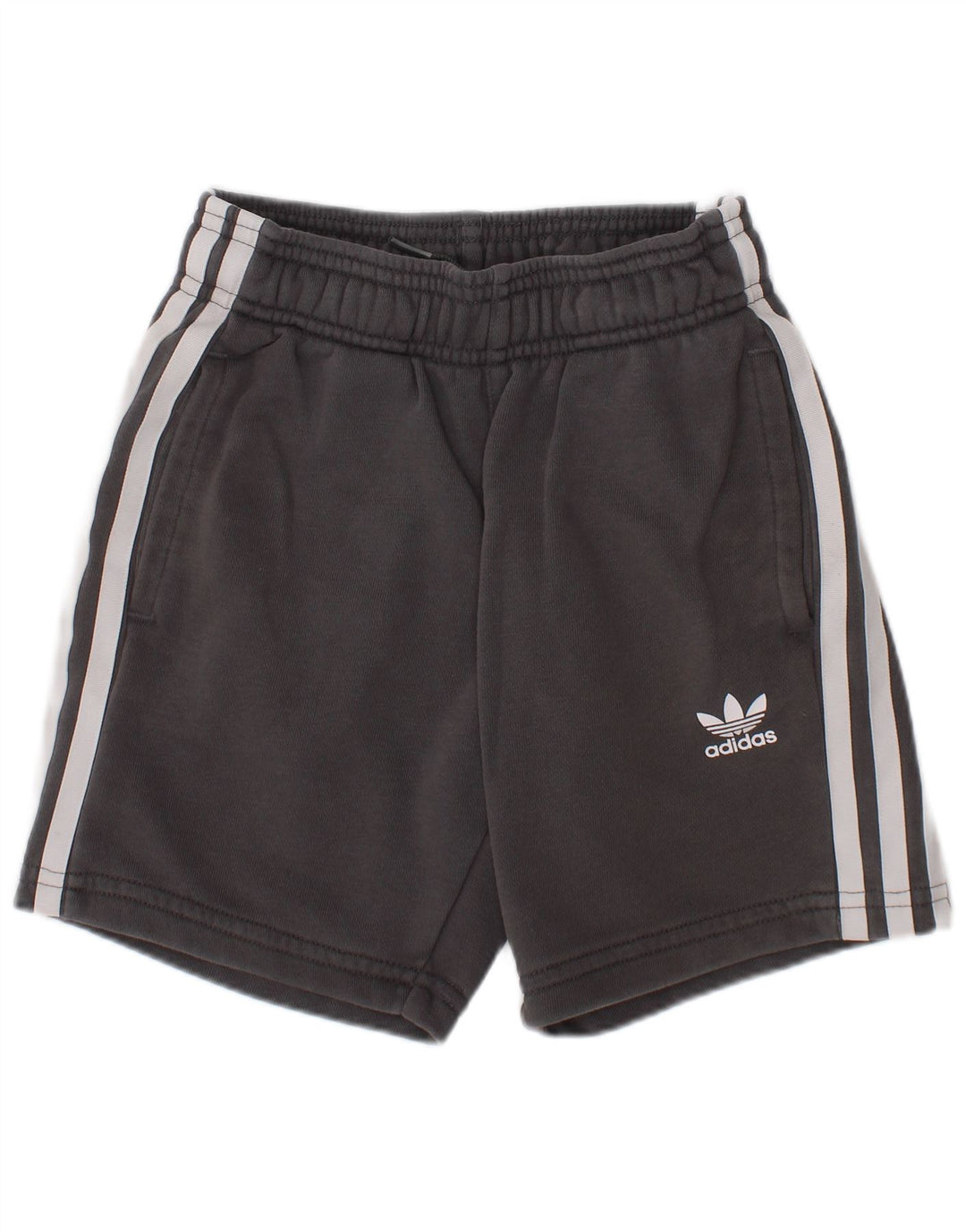Adidas Short de Sport Garçon 5-6 Ans Gris Coton Sports