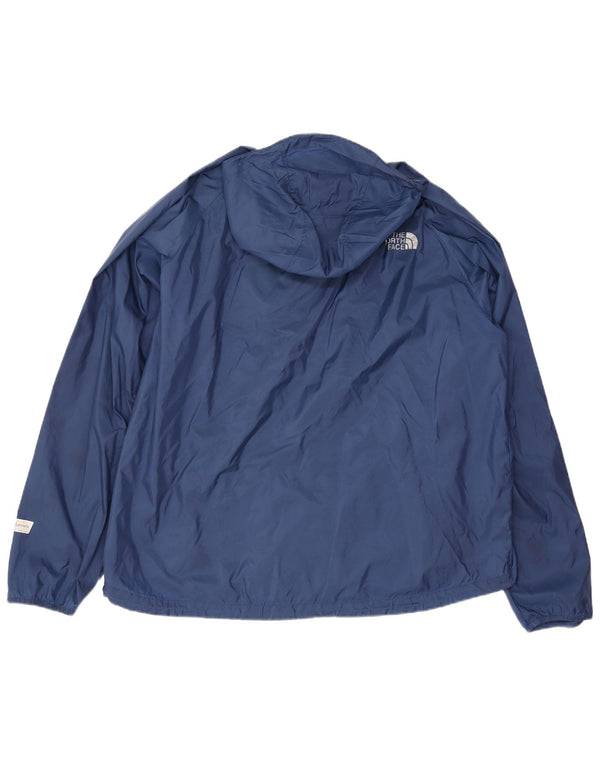The North Face Veste de pluie à capuche pour homme UK 44 2XL Bleu marine Nylon