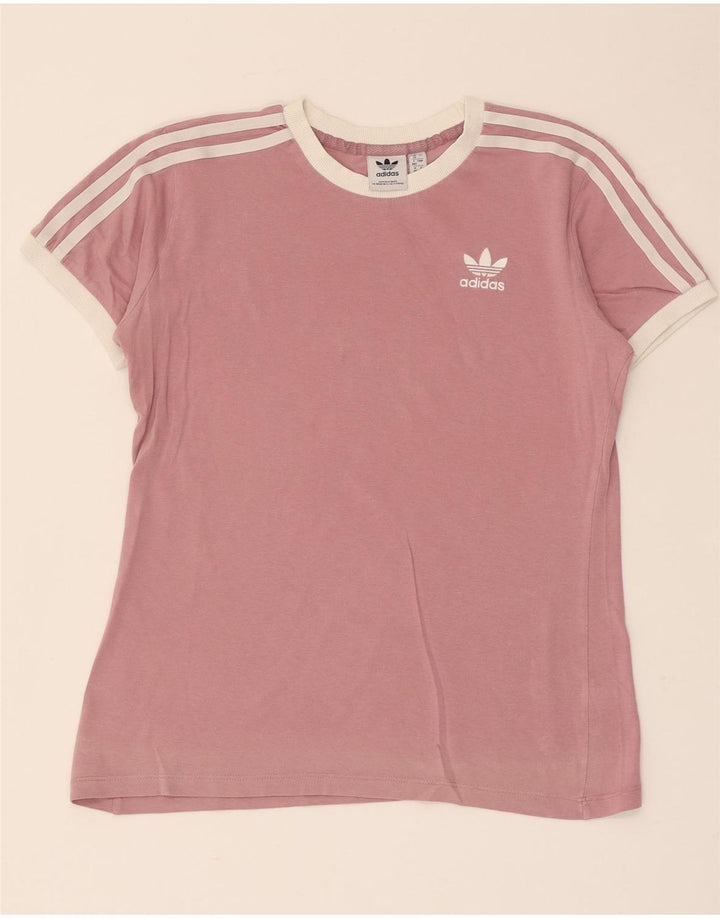 Adidas T-shirt pour femme UK 12 Rose moyen