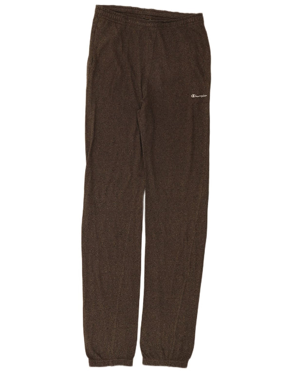 Champion Pantalon de survêtement pour femme Joggers UK 14 Large Marron Moucheté Coton