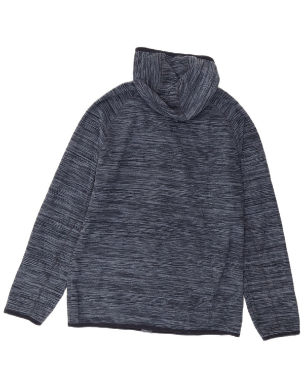 Mountain Warehouse Veste polaire à capuche pour homme UK 36 Small Bleu marine moucheté